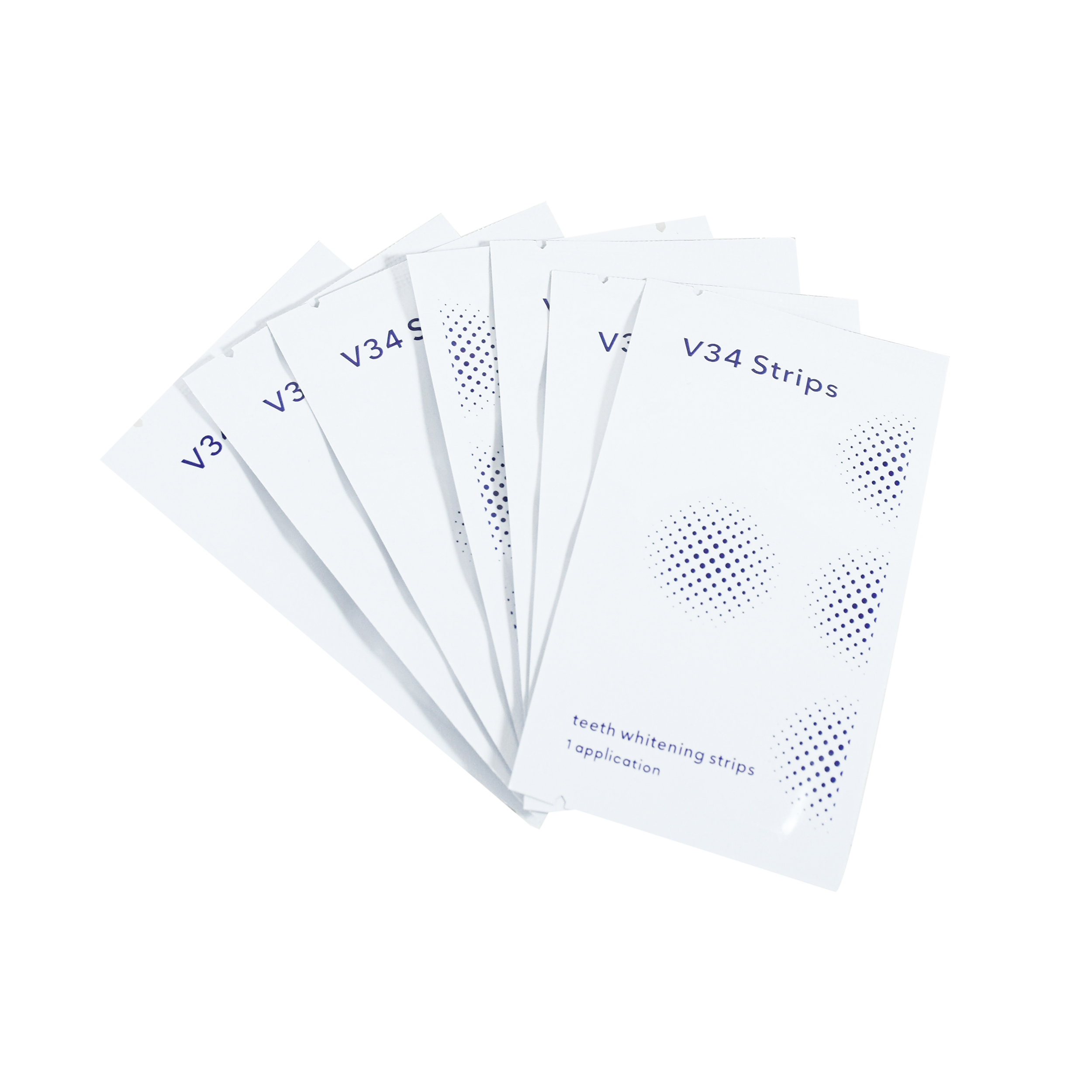 چسب سفید کننده دندان اسمایل مدل V34 بسته 7 عددی