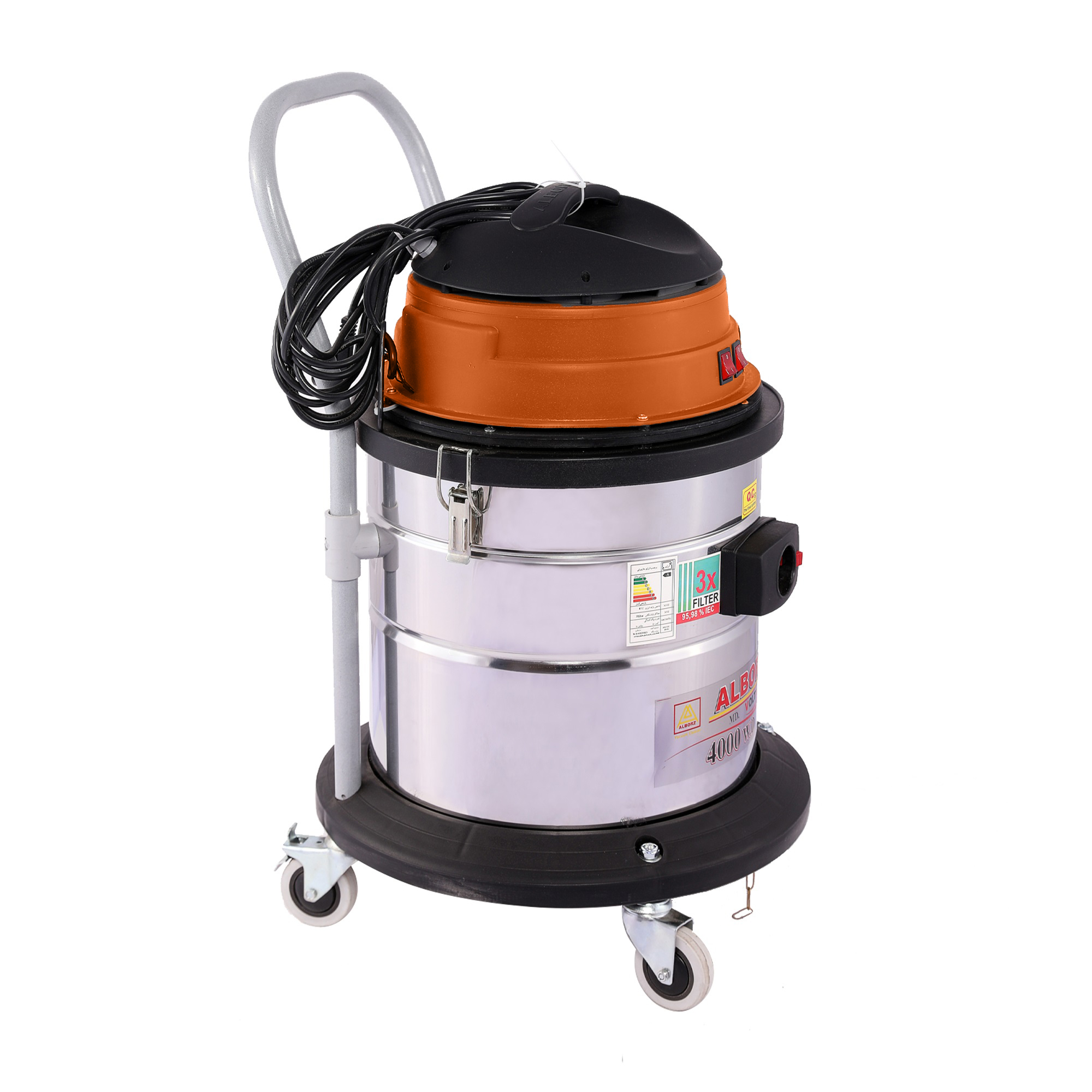 جاروبرقی صنعتی سازه البرز مدل V4000WD