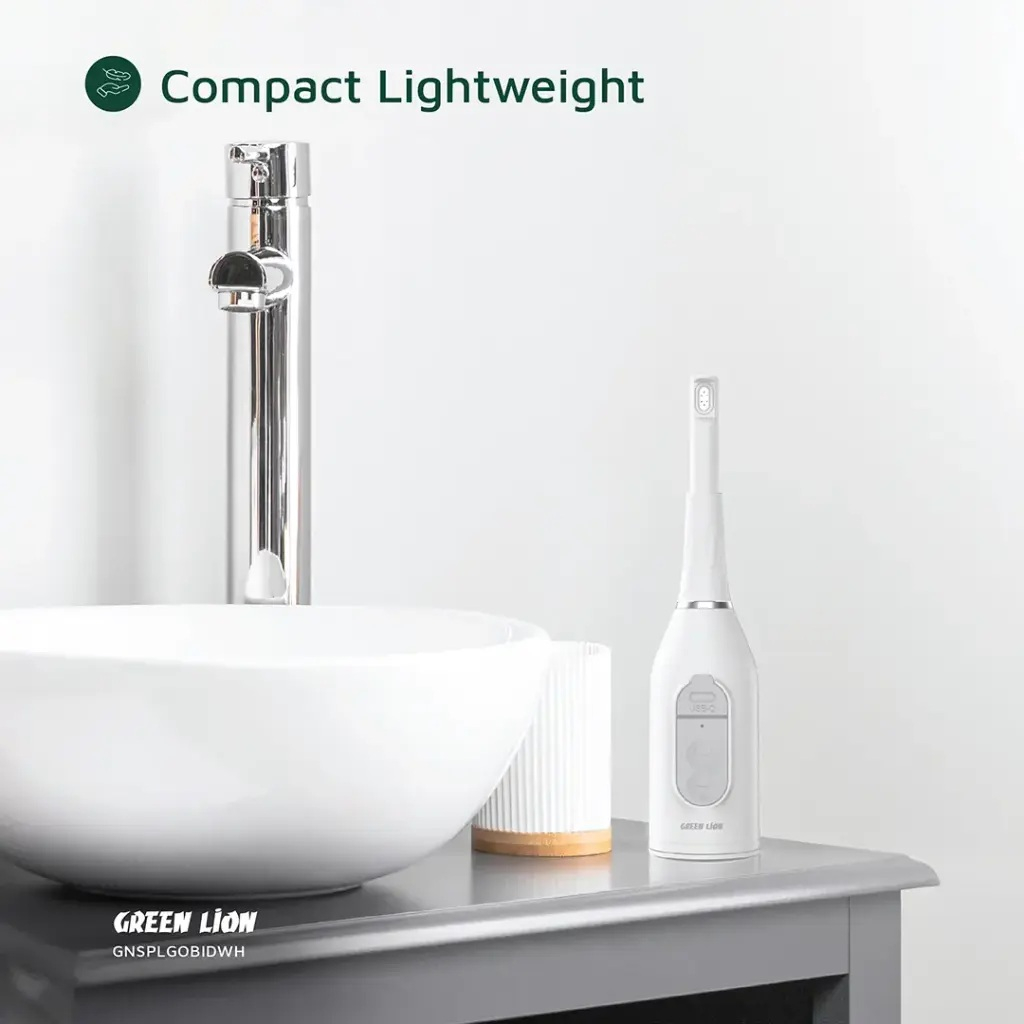 دستگاه شست و شوی دهان و دندان برقی گرین لاین مدل GNSPLGOBIDWH