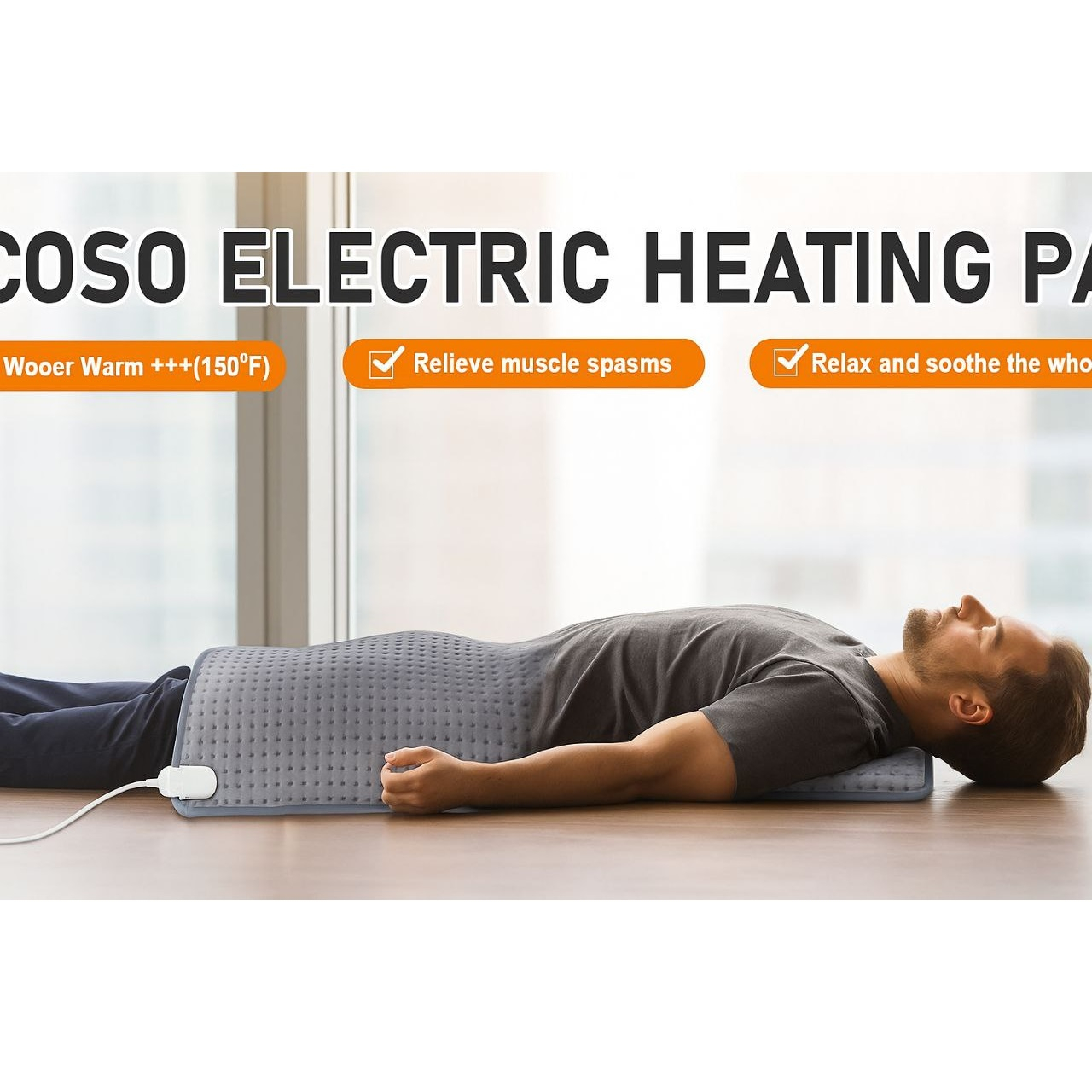 تشکچه برقی اوکوسوسو مدل  QNS-04 سایز 50*100 سانتی متر