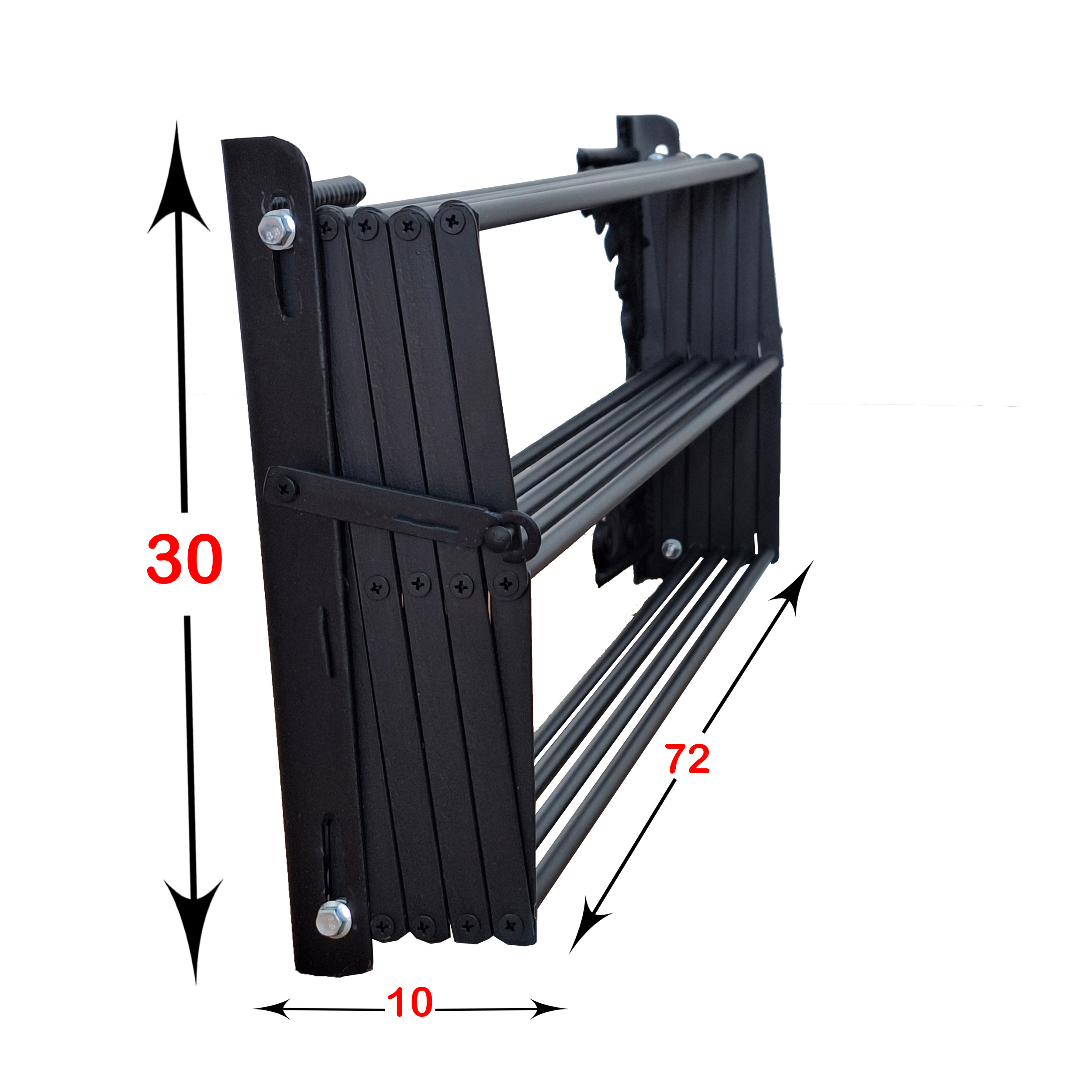 بند رخت دیواری مدل اکاردونی کد 60