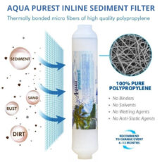 فیلتر یخچال ساید بای ساید آکوا پیورست مدل AP-SEDIMENT 2500G مجموعه 5 عددی