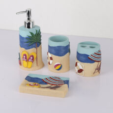 ست سرویس بهداشتی 4 پارچه پیسو مدل Beach