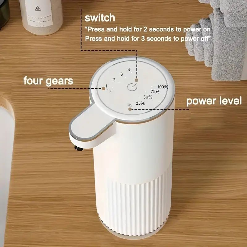 پمپ مایع دستشویی اتوماتیک رومیزی مدل SmartClean S500