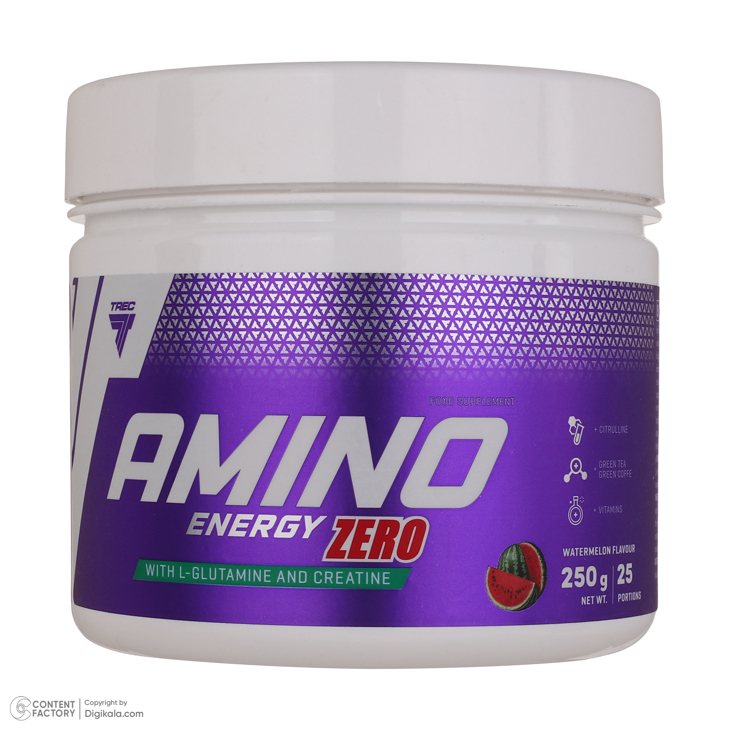 پودر آمینو با طعم هندوانه ترک نوتریشن وزن 250 گرم