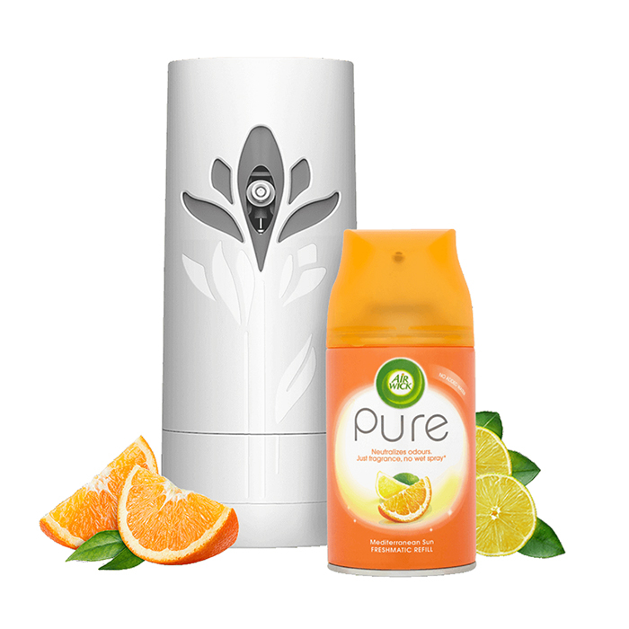 دستگاه خوشبو کننده هوا ایرویک مدل تایمر دار حجم 250 میلی لیتر به همراه اسپری