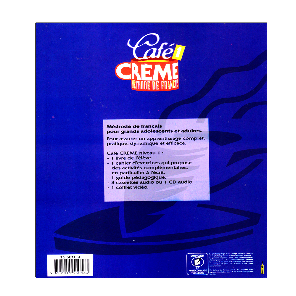 کتاب Cafe Creme 1 اثر جمعی از نویسندگان انتشارات الوندپویان