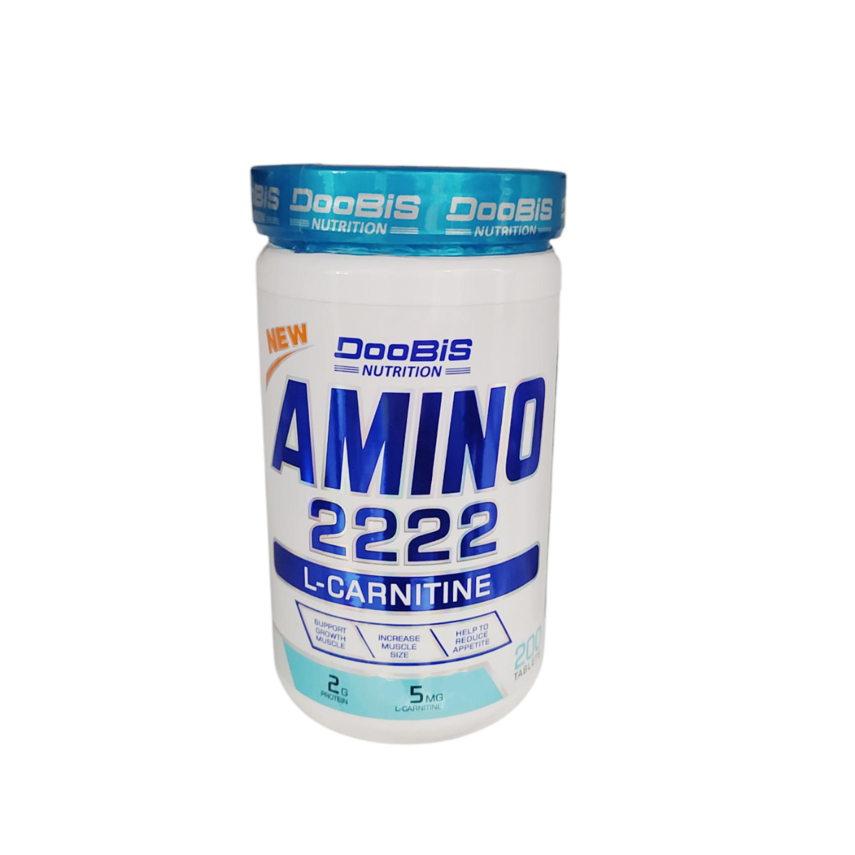 قرص آمینو 2222 و ال کارنیتین دوبیس بسته 200 عددی