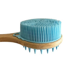 ماساژور سر و بدن مدل سیلیکونی دسته دار کد 13592