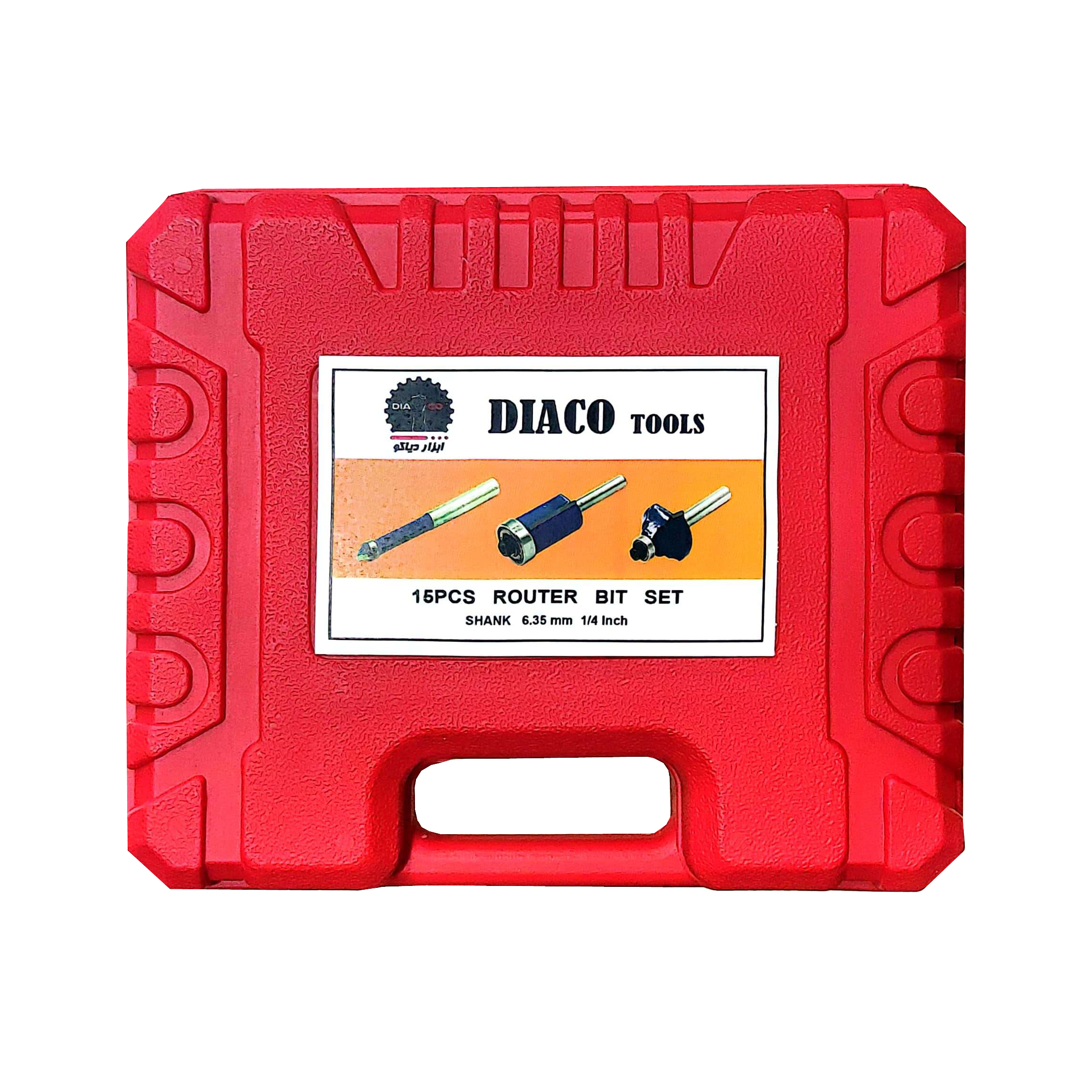 مجموعه 15 عددی تیغ اور فرز دیاکو مدل 8848