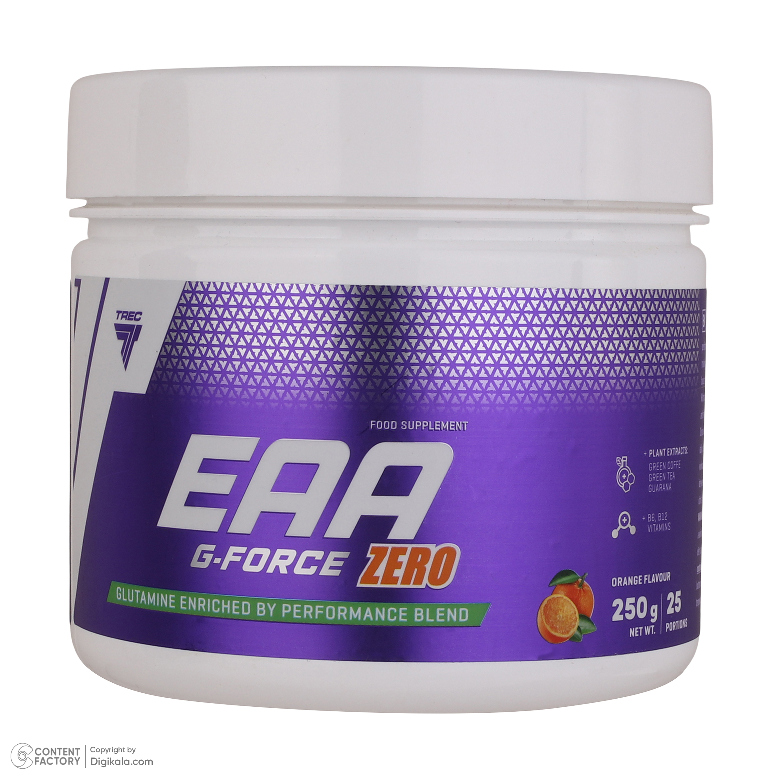 پودر آمینو EAA با طعم پرتقال ترک نوتریشن وزن 250 گرم