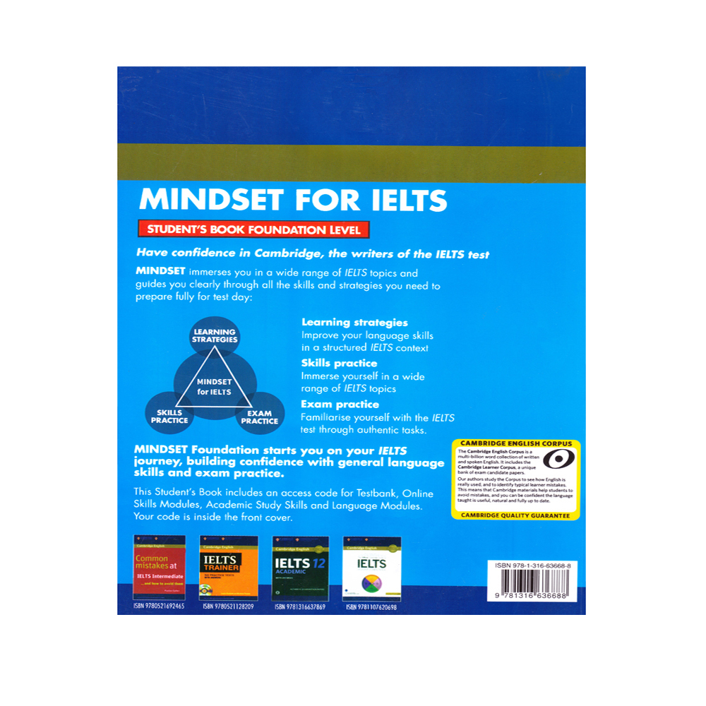 کتاب Cambridge English Mindset For IELTS اثر جمعی از نویسندگان انتشارات آرماندیس 4 جلدی