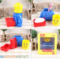 جا مسواکی طرح لگو مجموعه 3 عددی