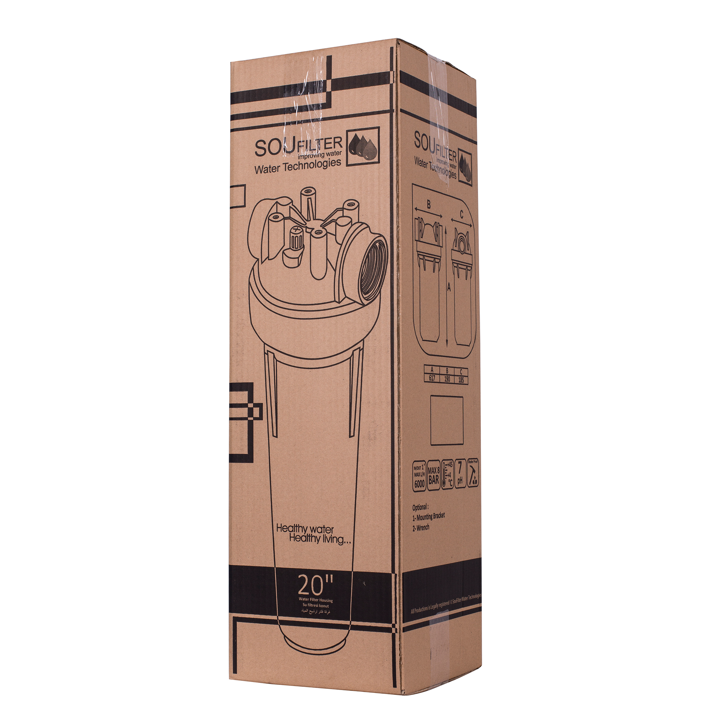 فیلتر پیش تصفیه آب سوفیلتر مدل جامبو