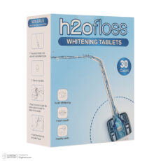 سری یدک دستگاه شست و شوی دهان و دندان اچ تو اوفلس مدل Whitening به همراه قرص سفید کننده دندان اج تو افلس بسته 30 عددی