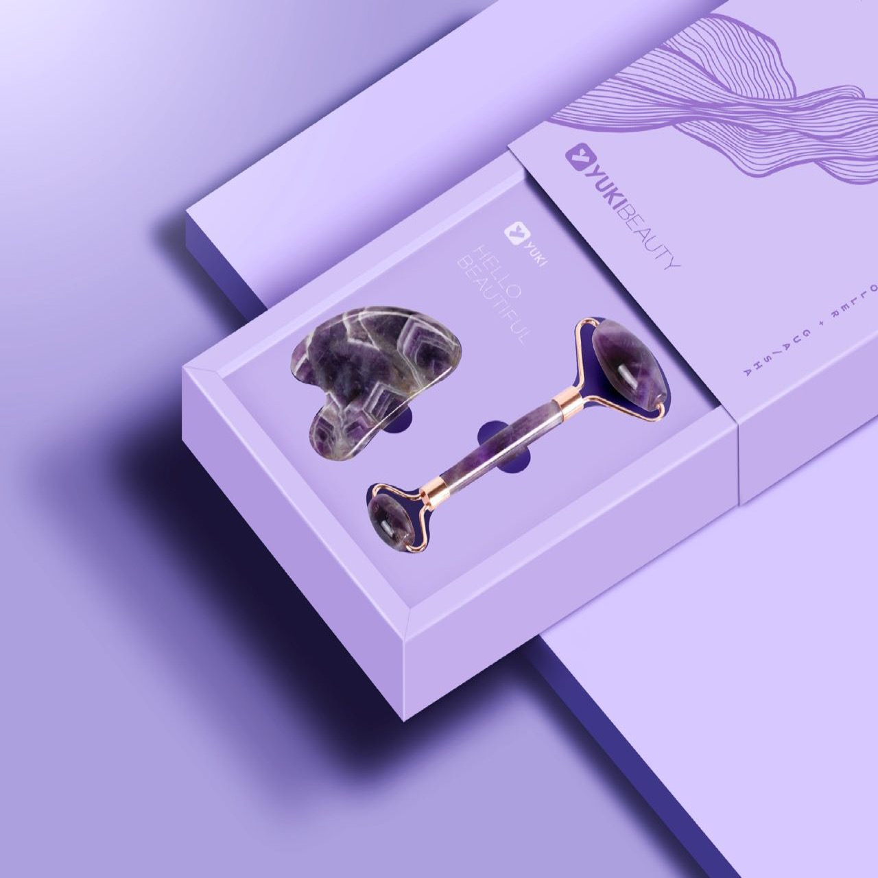 ماساژور دستی یوکی مدل آمیتیس به همراه سنگ ماساژ