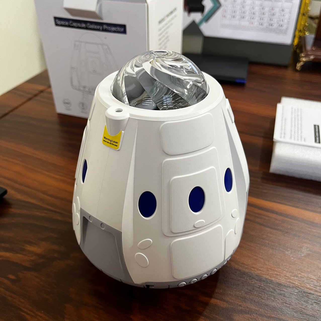 رقص نور لیزری مدل کهکشانی طرح سفینه مدل اسپیکر دار