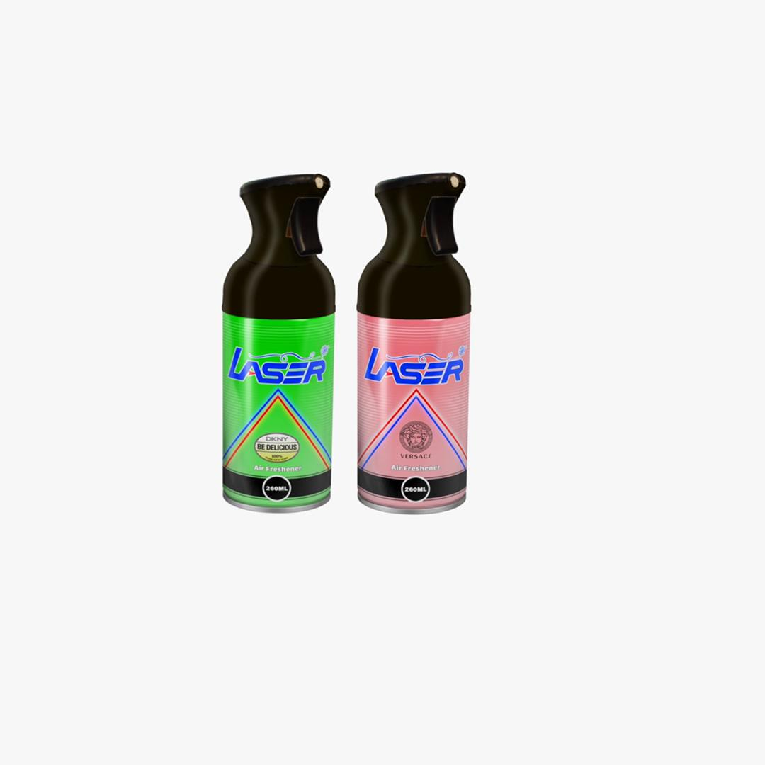 اسپری خوشبوکننده لیزر مدل دی کی ان وای و ورساچه حجم 260 میلی لیتر مجموعه 2 عددی