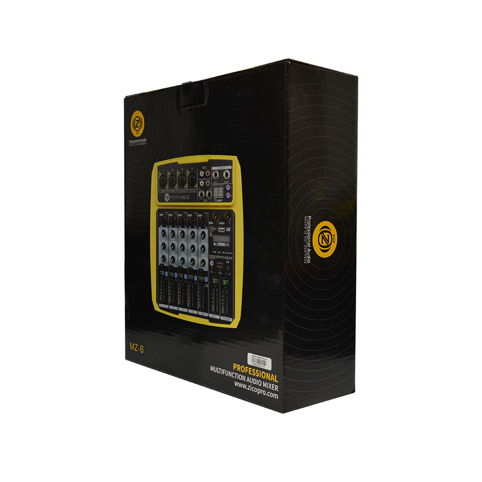 ميكسر صدا شش كانال زيكو مدل ZICO  MZ-6