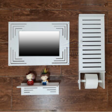 ست سرویس بهداشتی سه پارچه خونه خاص مدل خطی