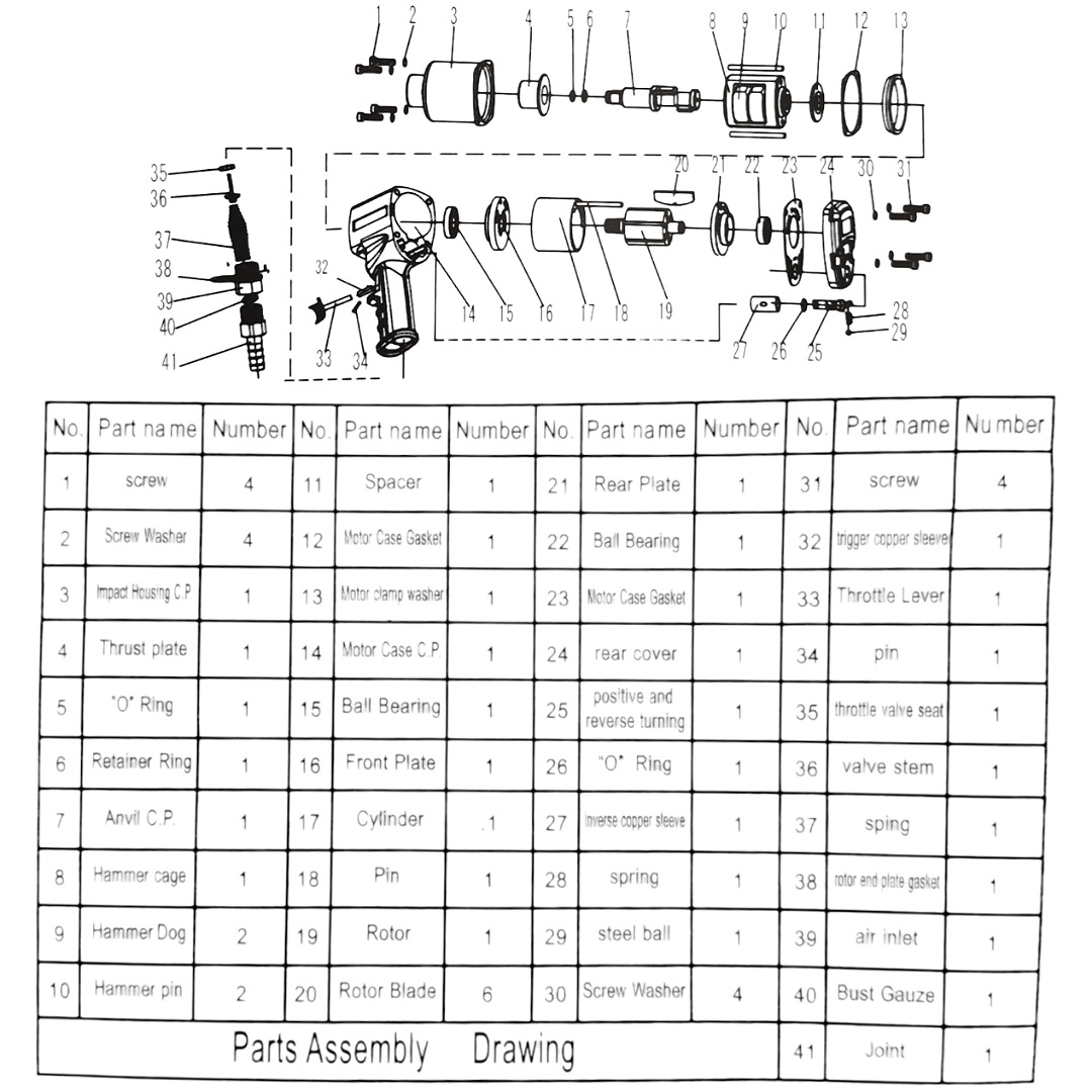 آچار بکس بادی جنیوس تولز مدل 400500 کد 11000