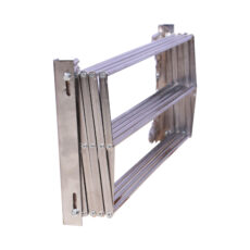 بند رخت دیواری مدل اکاردونی طرح استیل کد 60