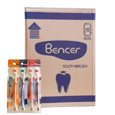 مسواک بنسر مدل اکسترا کلینینگ با برس سخت بسته 144عددی