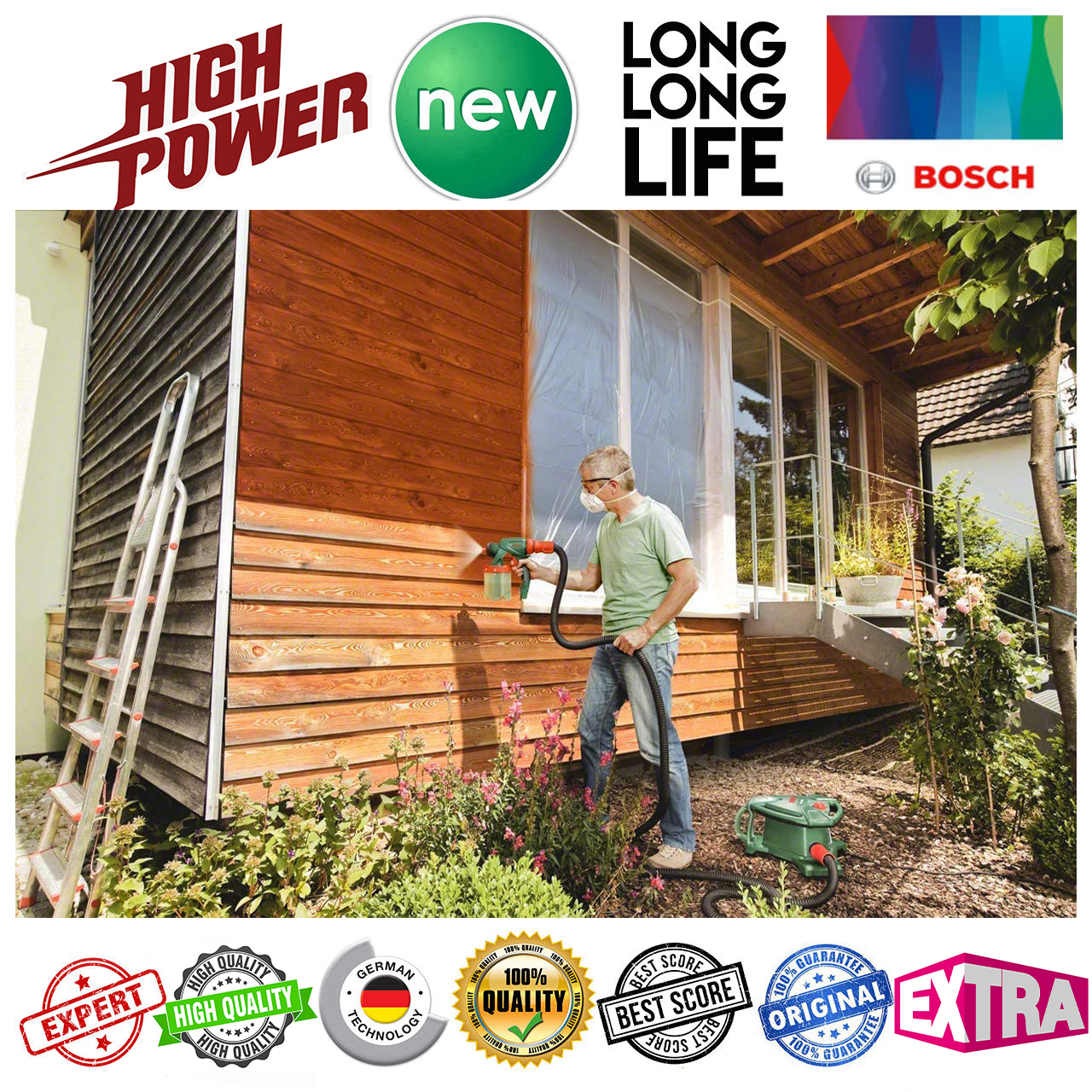 پیستوله برقی بوش مدل PFS 7000 کد All Paint/Advanced