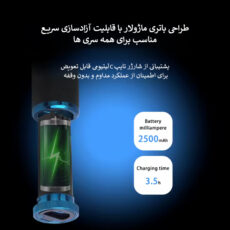 ست ماشین اصلاح موی سر و صورت شارژی کیمی مدل KM-8559 بسته 3 عددی