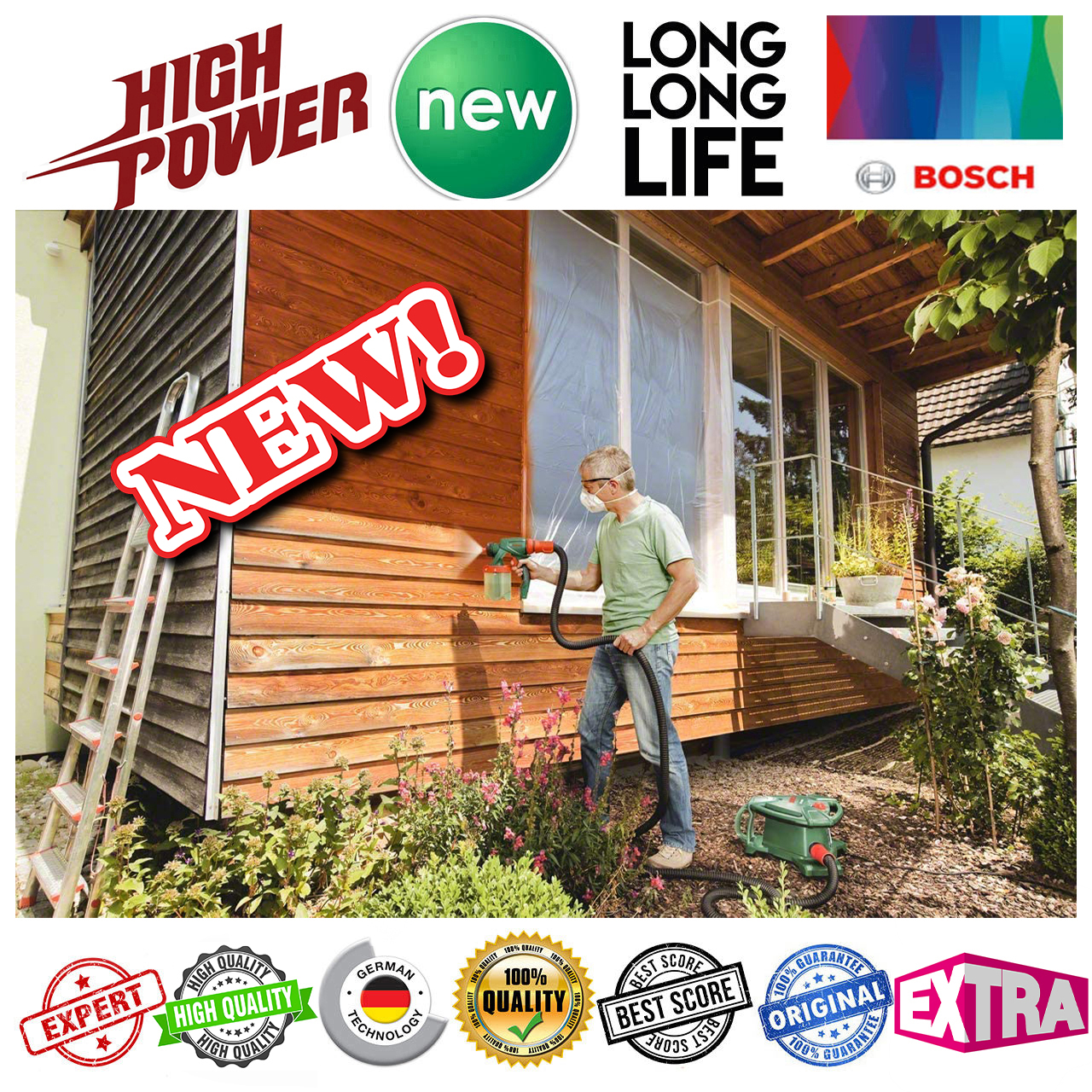 پیستوله رنگ پاش برقی بوش مدل PFS 5000 (Advanced)