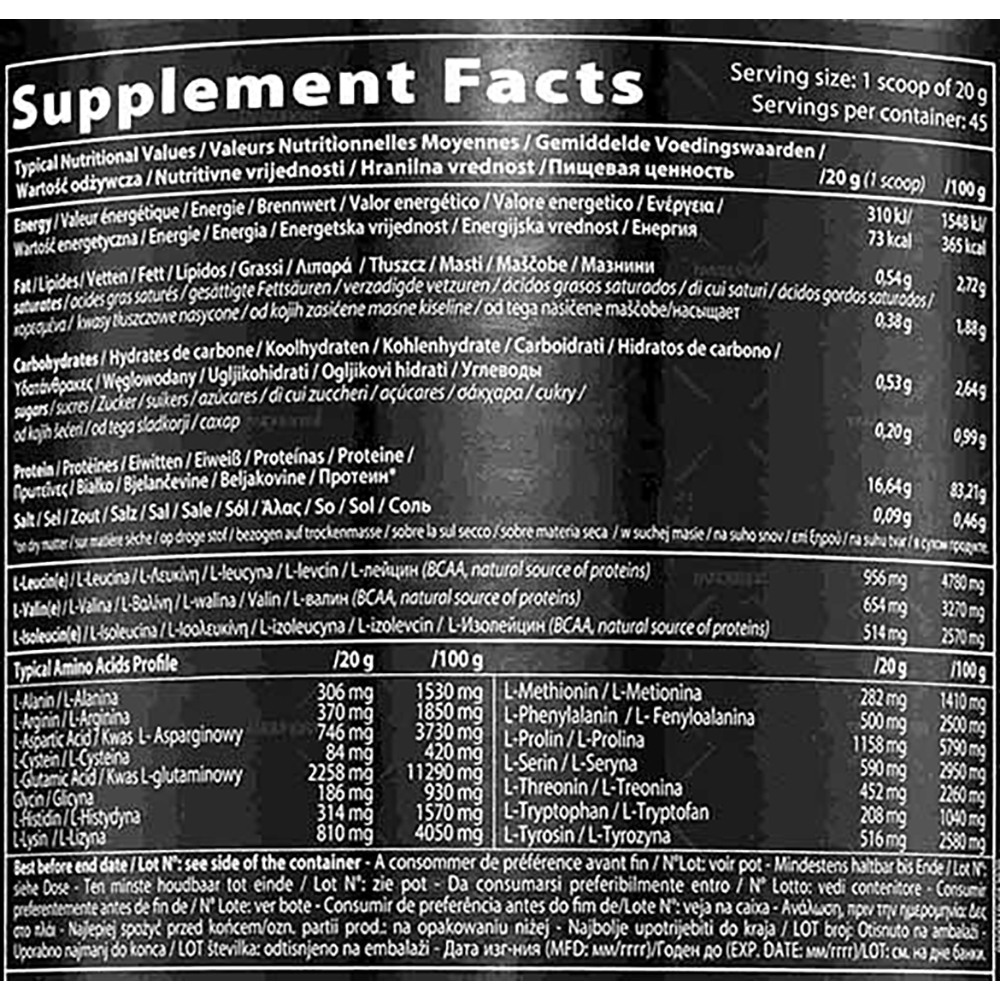 پودر پروتئین کازئین کیو ان تی - 908 گرم
