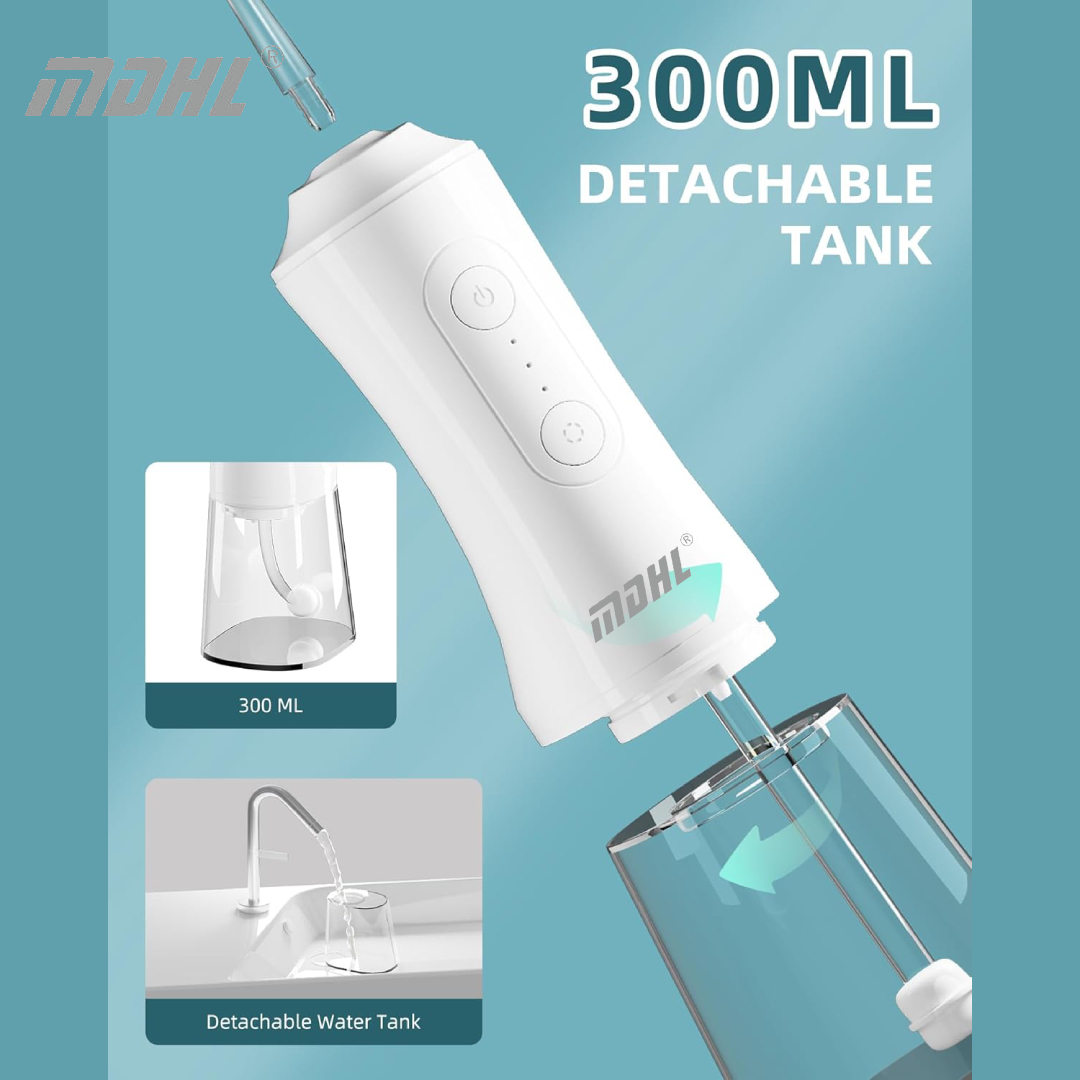 دستگاه شست و شوی دهان و دندان شارژی ام دی اچ ال مدل MD-6690 به همراه 4 سری