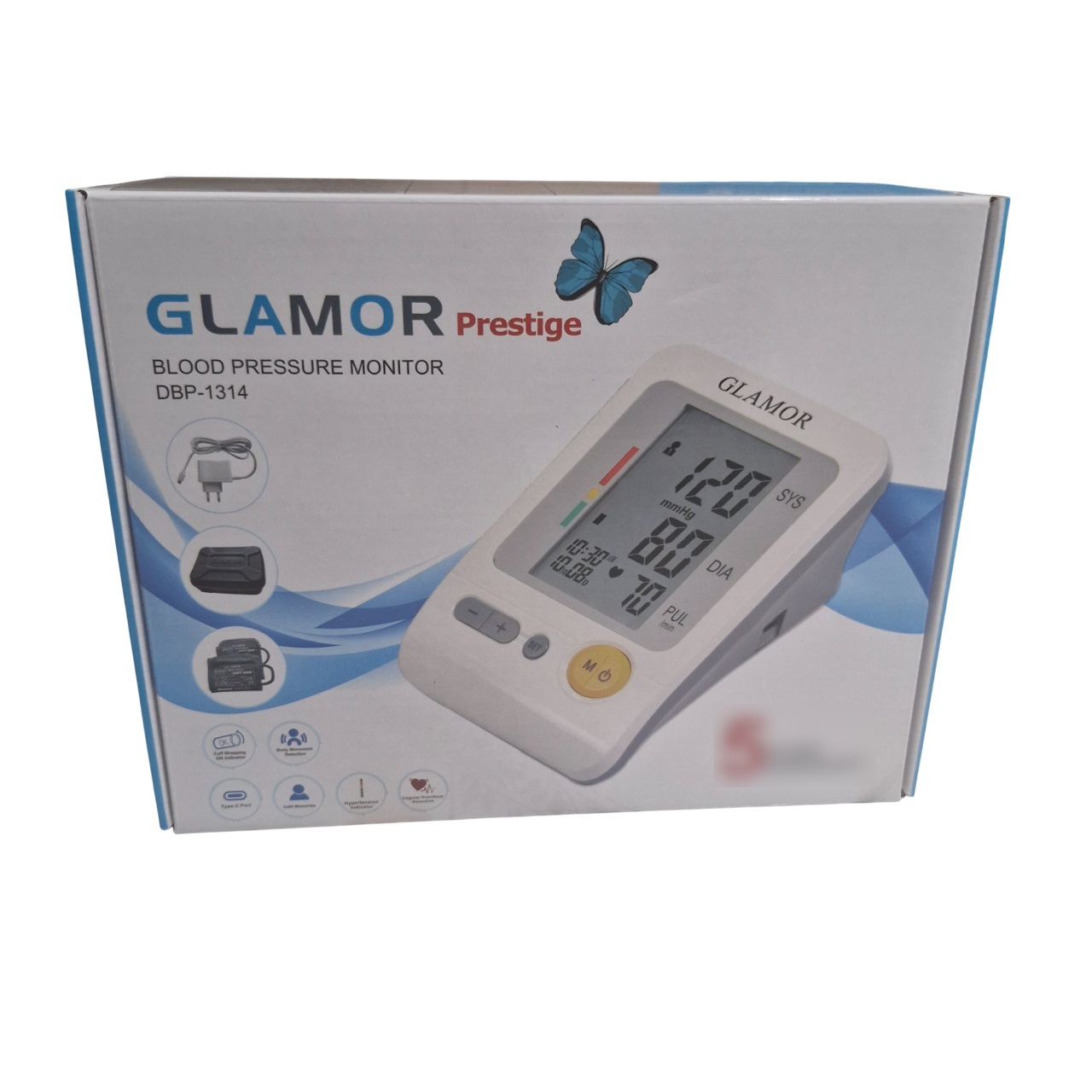 فشارسنج بازویی دیجیتال گلامور مدل DBP-1314