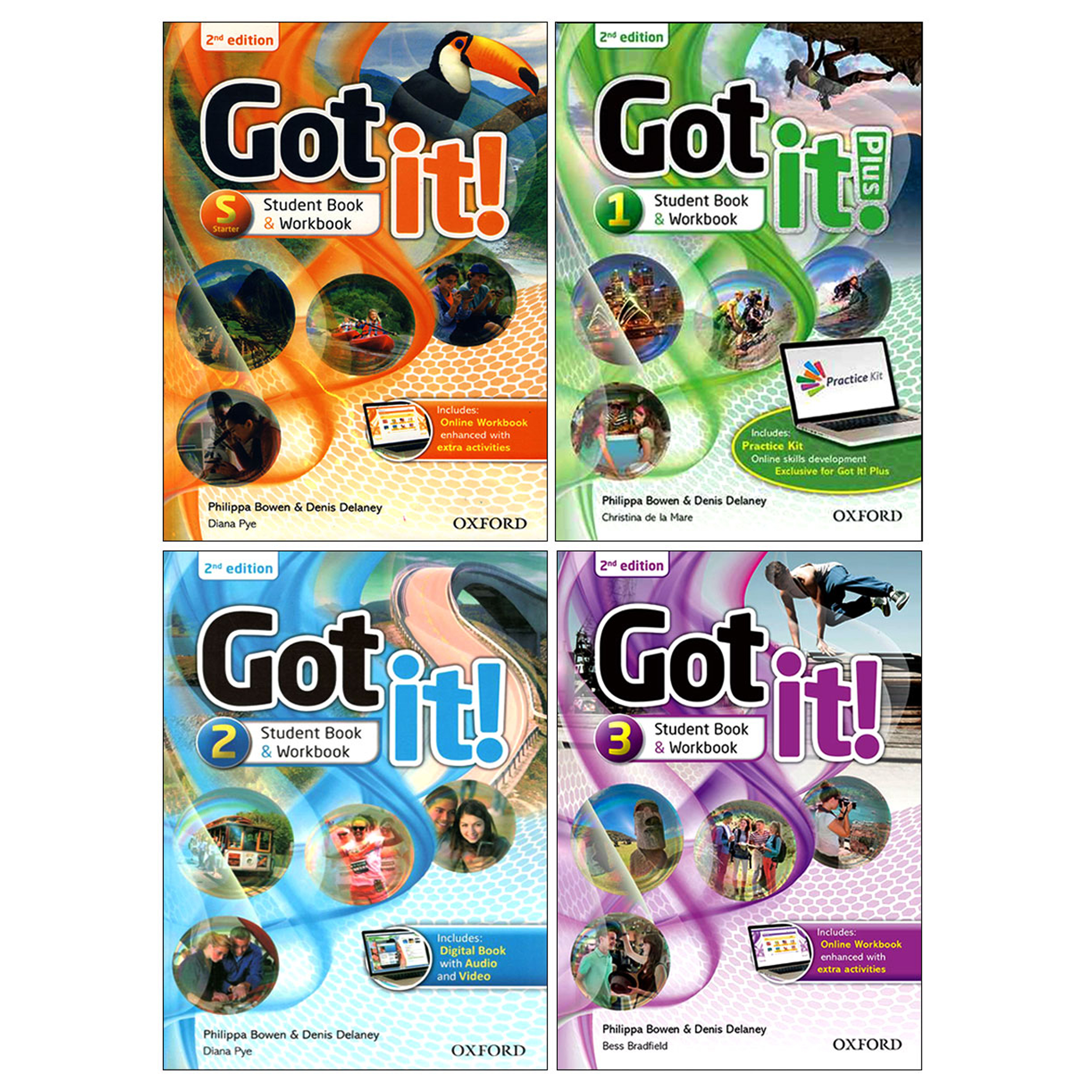 کتاب Got It 2nd اثر Philippa Bowen and Denis Delaney انتشارات هدف نوین 4 جلدی