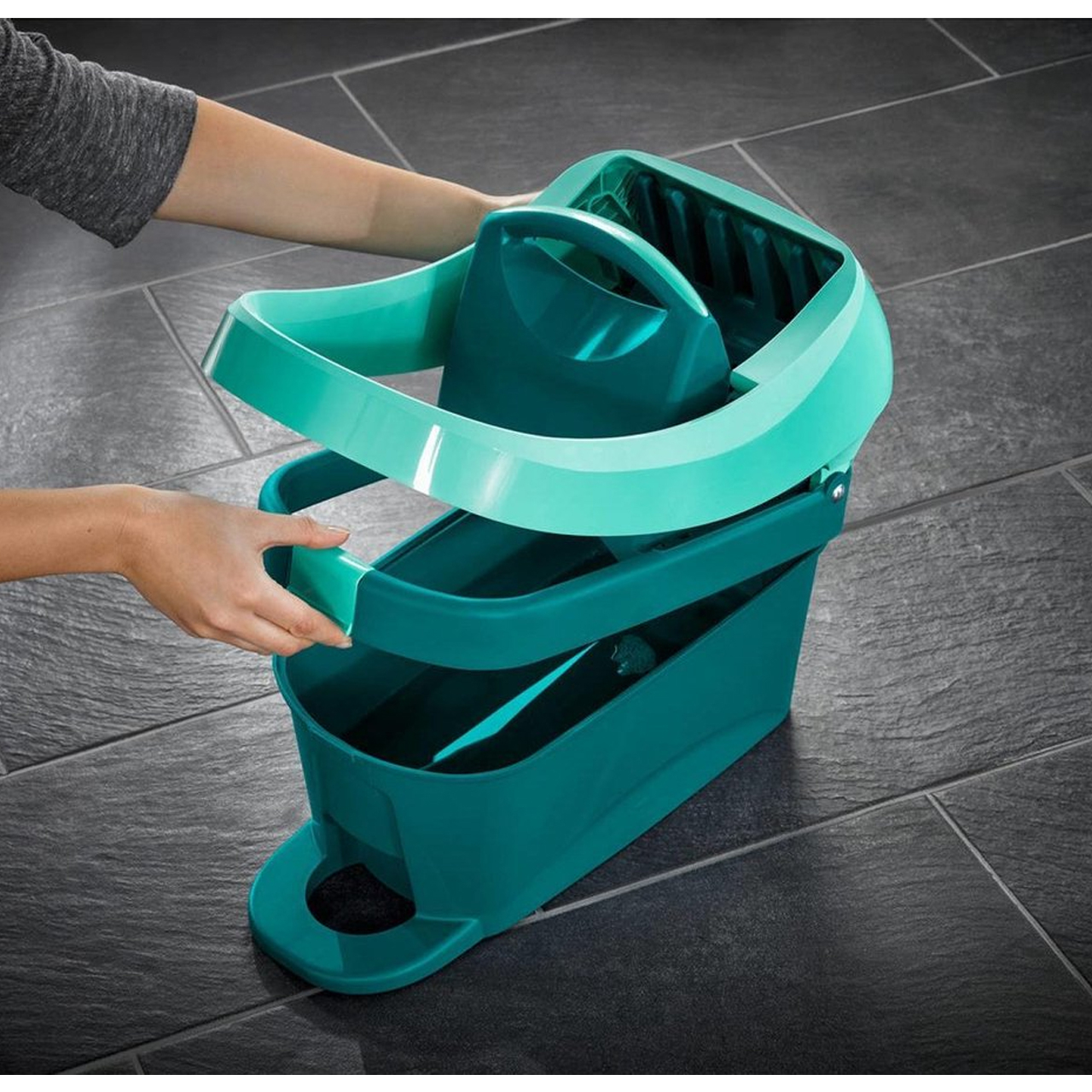 ست سطل و زمین شوی لایف هایت مدل PROFI کد 55096