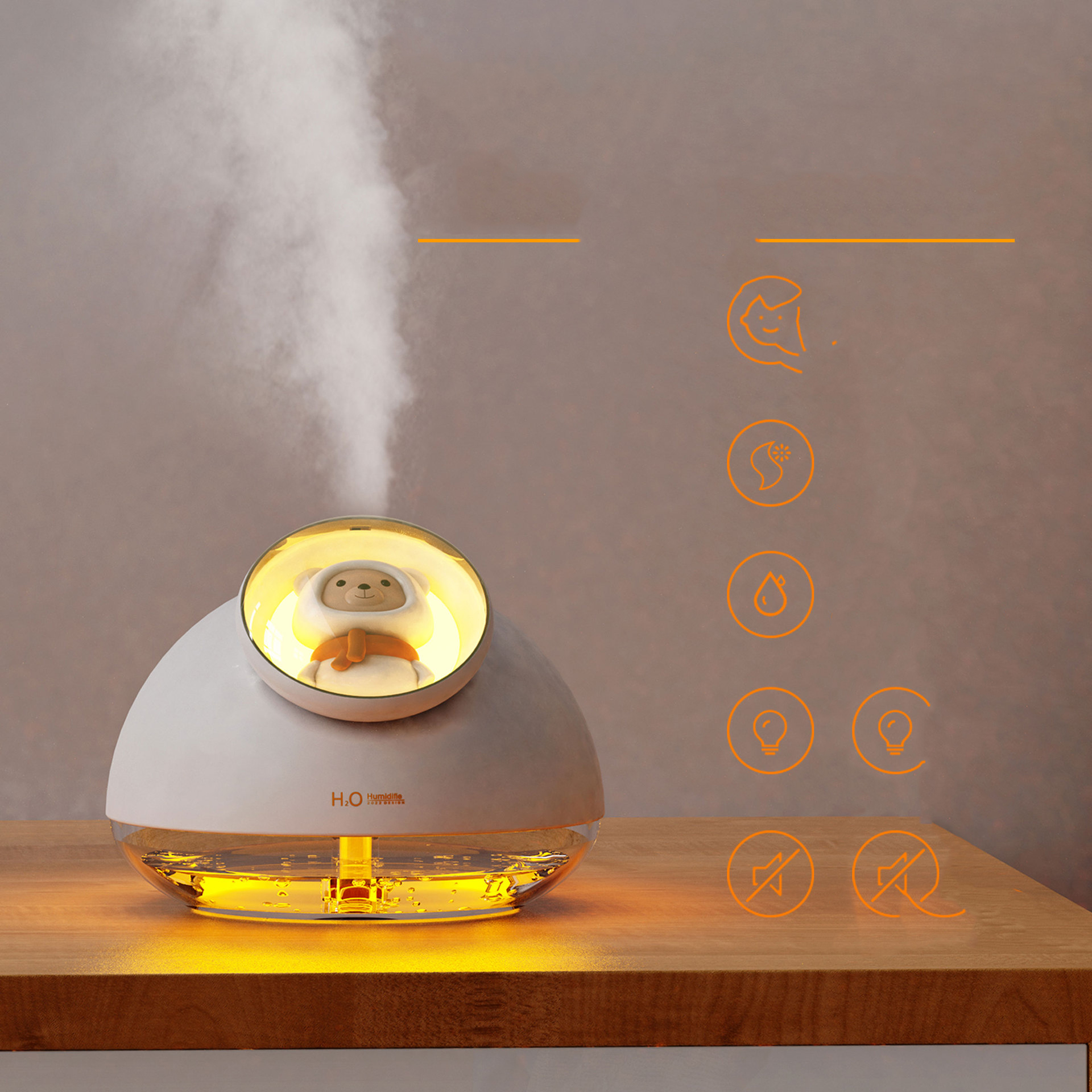 دستگاه بخور سرد مدل خرگوش برفی