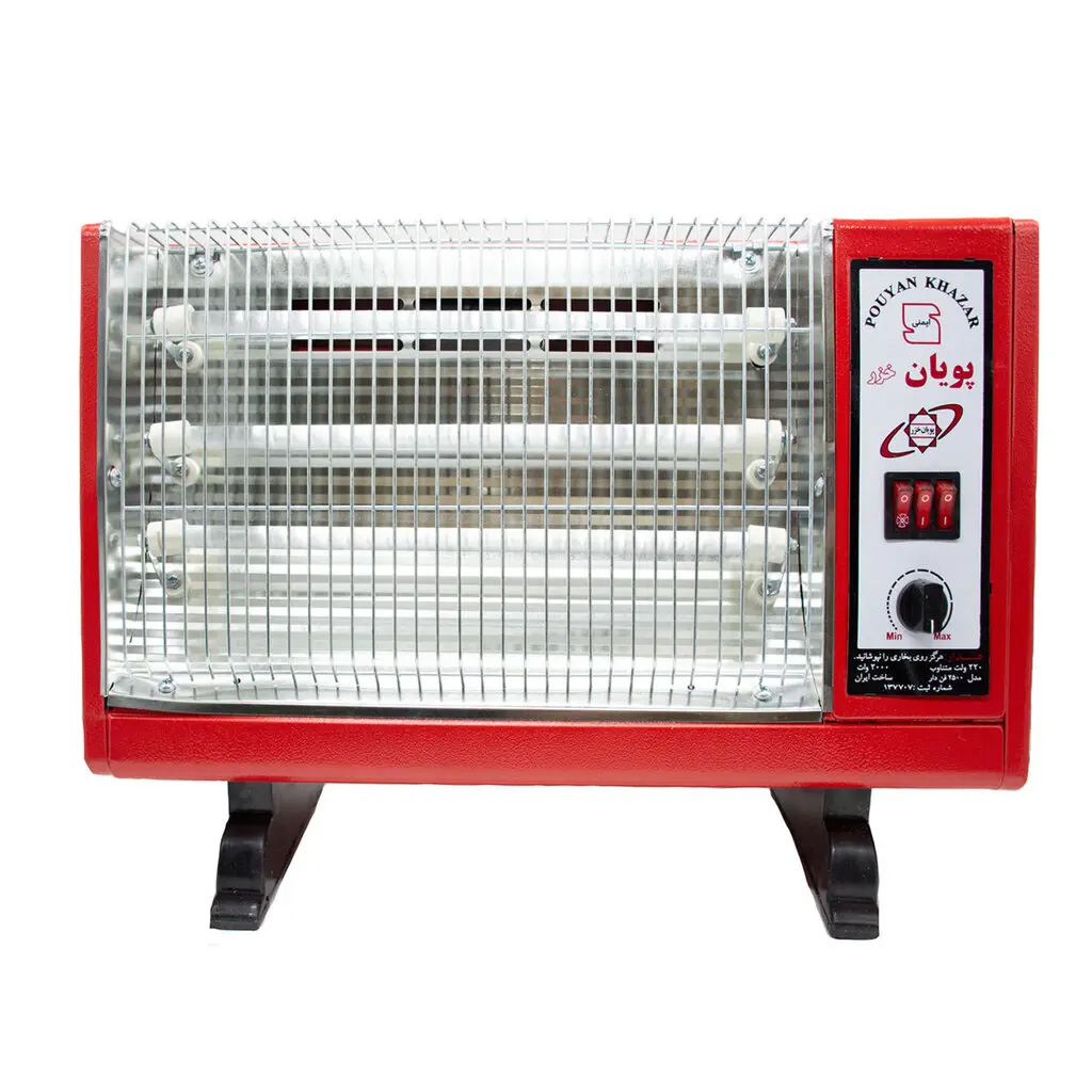 بخاری برقی پویان خزر مدل فن دار کد 2500