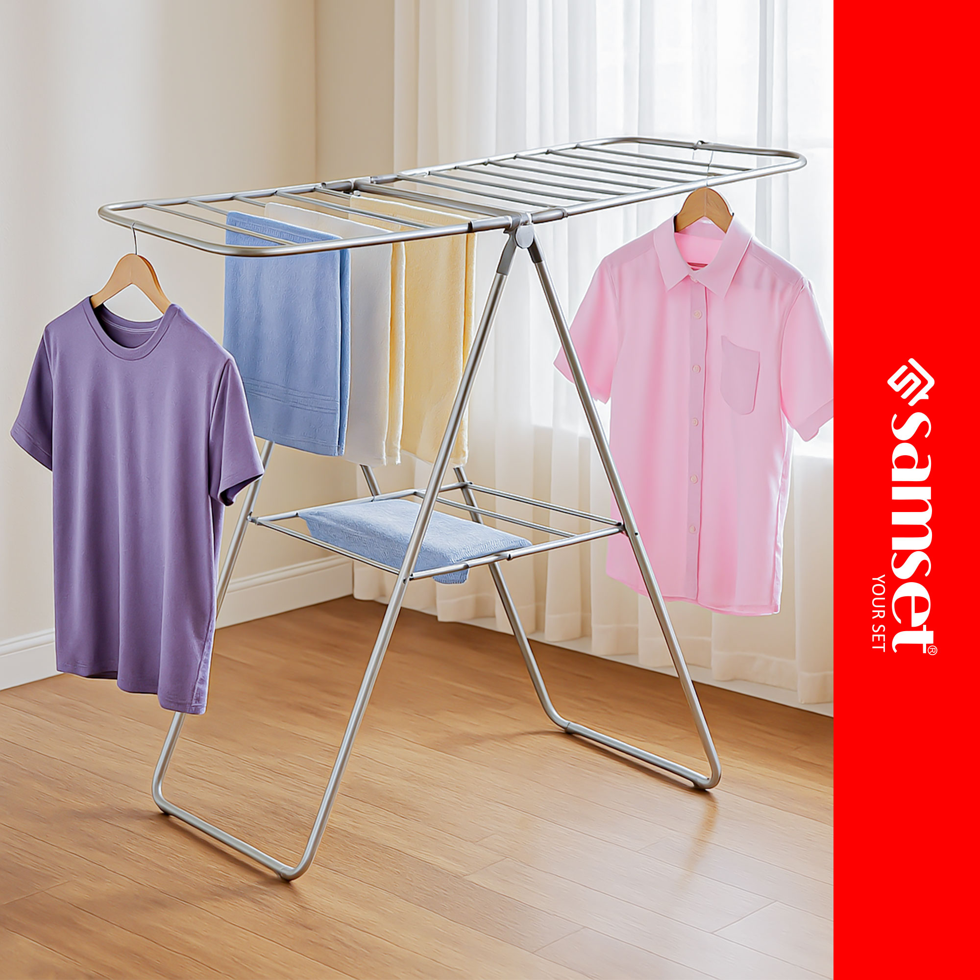 بندرخت سام ست مدل تمام استیل کد 01