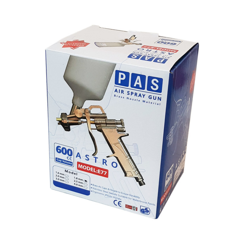 پیستوله رنگ پاس مدل آسترو نازل 1/6mm