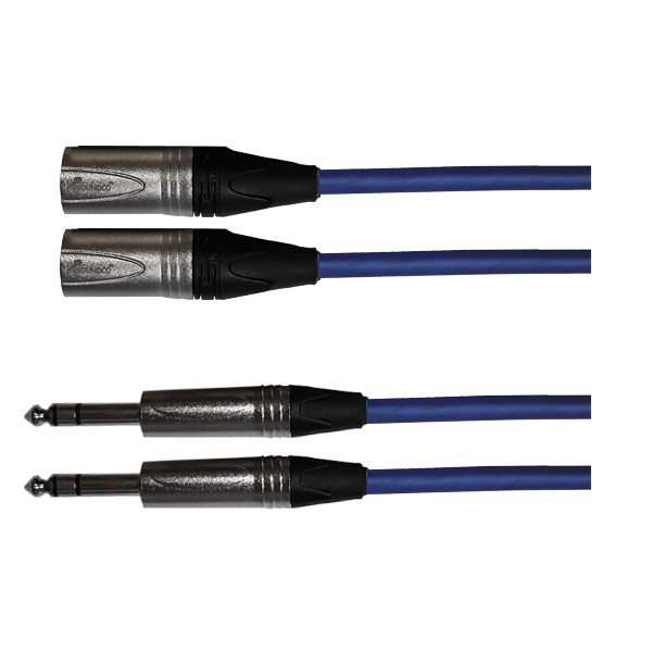 کابل اسپیکر دو کنون نر به دو بنون سوندکو مدل 3030 طول 3 متر