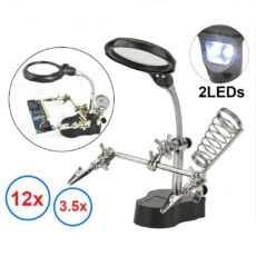 گیره مونتاژ مدل TE-801 به همراه ذره بین