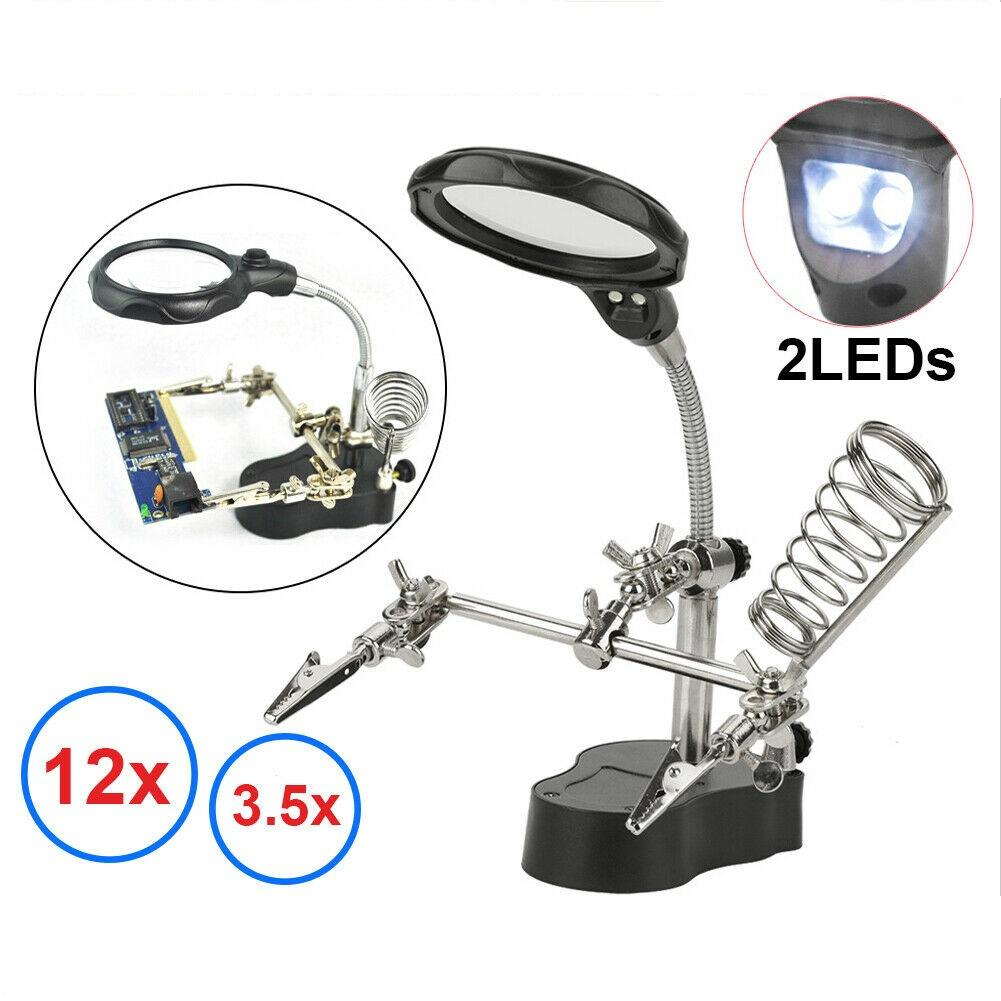گیره مونتاژ مدل TE-801 به همراه ذره بین