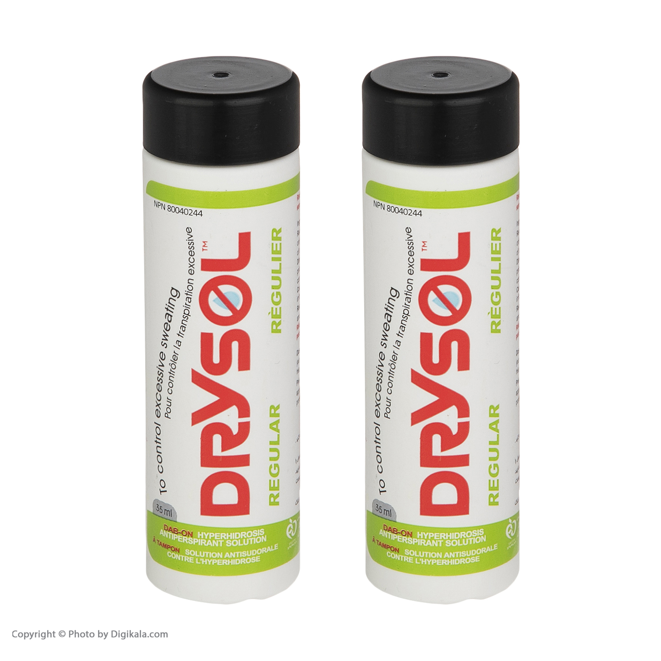 ضد تعریق درایسول مدل Regular مناسب پوست های حساس  حجم 35 میلی لیتر  بسته 2 عددی