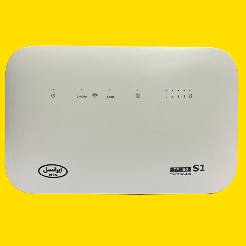 مودم  LTEقابل حمل ایرانسل مدل رومیزی TF-i60 S1 به همراه سیم کارت و 1000 گیگ اینترنت 6 ماهه