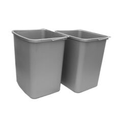 سطل زباله کابینتی مدل دوقلو