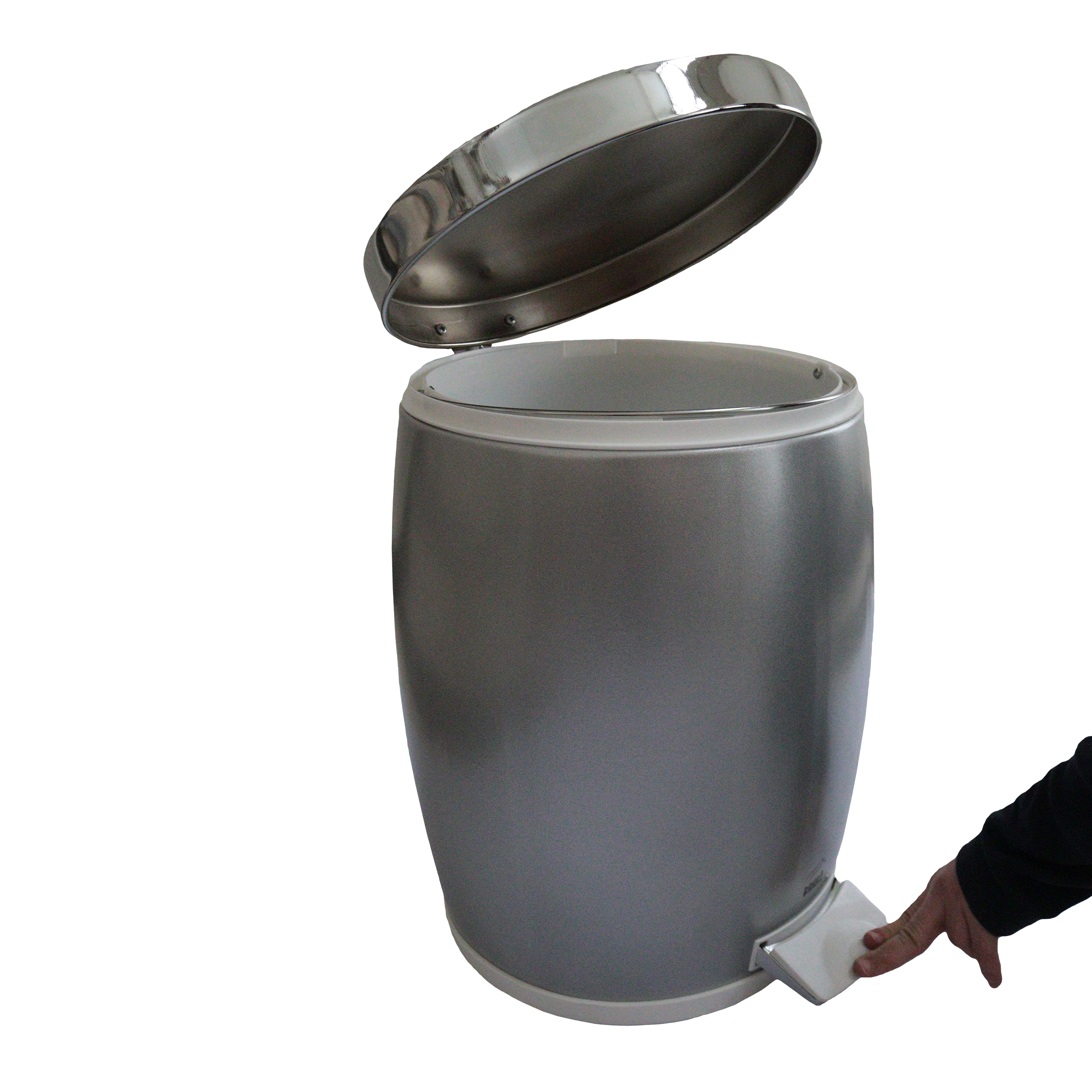 سطل زباله پدالی بهازکالا مدل خمره ای کد YP-DAR ESTIL-14L