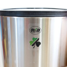 سطل زباله پدالی آکا الکتریک مدل آینه ای کد YP-ARAM BAND-020L