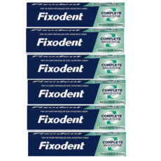 چسب دندان مصنوعی فیکسودنت مدل New Extra Fresh حجم 47 میلی لیتر مجموعه 6 عددی