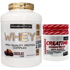 پروتئین وی گلد فارماتک – 1818 گرم به همراه پودر کراتین مگنوم-۲۵۰گرم