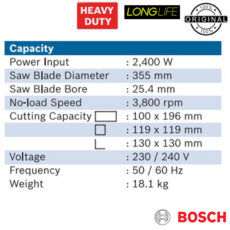 اره پروفیل بر بوش مدل حرفه ای GCO 14-24 J / 2400 W